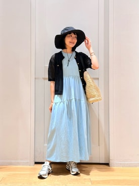 市川 瑠依子さん（レディース・163cm）の夏コーディネート