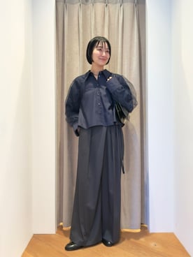 市川 瑠依子さん（レディース・163cm）の冬コーディネート