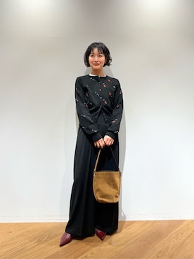 市川 瑠依子さん(レディース・163cm)の秋コーディネート