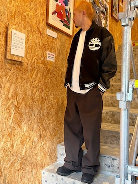 「アイテム（スタジャン）」を使った、tbl4373さん（メンズ・176cm）の夏コーディネート