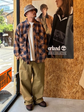 「アイテム（ブーツ）」を使った、tbl4373さん（メンズ・176cm）の夏コーディネート