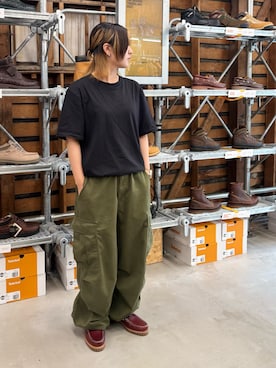 「アイテム（モカシン/デッキシューズ）」を使った、tbl4373さん（レディース・156cm）の夏コーディネート