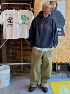 「アイテム（パーカー）」を使った、tbl4373さん（メンズ・176cm）の夏コーディネート