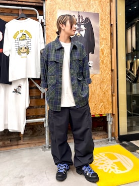 「アウトドアミックス」｜tbl4373さん（レディース・156cm）の秋コーディネート