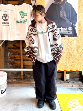 「カウチン」｜tbl4373さん（レディース・156cm）の秋コーディネート