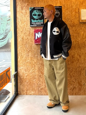 「アイテム（スタジャン）」を使った、tbl4373さん（メンズ・176cm）の夏コーディネート