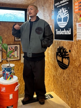 「アイテム（スタジャン）」を使った、tbl4373さん（メンズ・176cm）の秋コーディネート