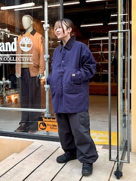 「スタッフコーデ」｜「アイテム（その他アウター）」を使った、tbl4373さん（レディース・156cm）の秋コーディネート