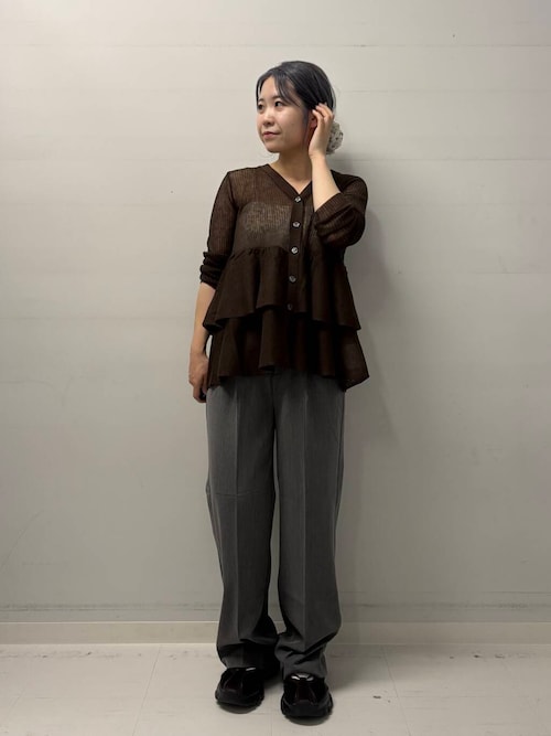 『セットアップ対応』 センタープレスストレートパンツ