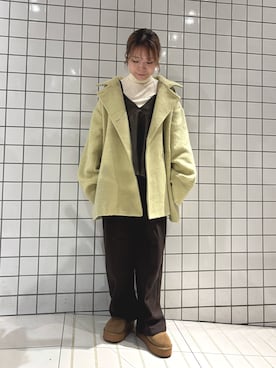 「アイテム（その他トップス）」を使った、yukaさん（レディース・152cm）の秋コーディネート