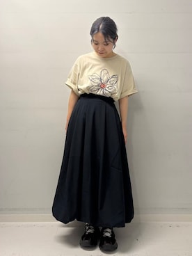 「柄物」｜yukaさん（レディース・152cm）の夏コーディネート