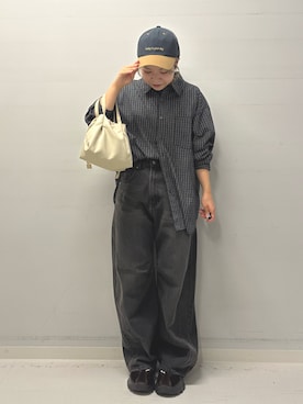「RODE SKO（ロデスコ）のアイテム」を使った、yukaさん（レディース・152cm）の秋コーディネート