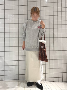 「アイテム（その他シューズ）」を使った、yukaさん（レディース・152cm）の秋コーディネート