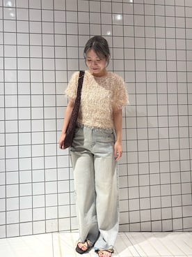 「RODE SKO（ロデスコ）のアイテム」を使った、yukaさん（レディース・152cm）の夏コーディネート