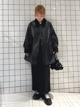 「SENSE OF PLACE by URBAN RESEARCH（センスオブプレイスバイアーバンリサーチ）のアイテム（Tシャツ/カットソー）」を使った、yukaさん（レディース・152cm）の秋コーディネート