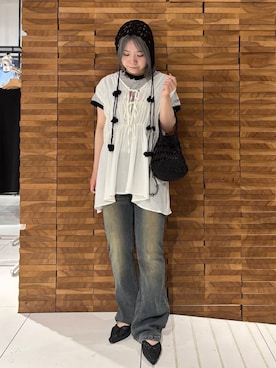 「ボンネット」｜yukaさん（レディース・152cm）の春コーディネート