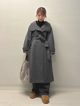 「SENSE OF PLACE by URBAN RESEARCH（センスオブプレイスバイアーバンリサーチ）のアイテム（Tシャツ/カットソー）」を使った、yukaさん（レディース・152cm）の秋コーディネート