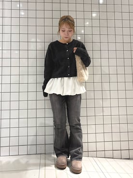 「SENSEOFPLACE」｜yukaさん（レディース・152cm）の冬コーディネート