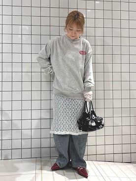 「SENSE OF PLACE by URBAN RESEARCH（センスオブプレイスバイアーバンリサーチ）のアイテム（パンプス）」を使った、yukaさん（レディース・152cm）の秋コーディネート