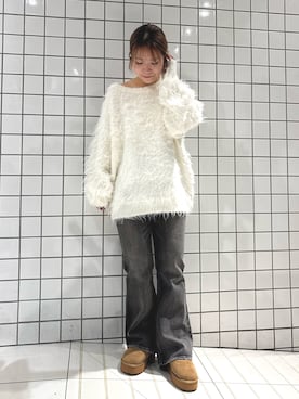 「ニット/セーター」｜yukaさん（レディース・152cm）の冬コーディネート