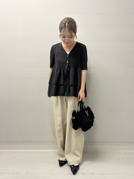 「SENSE OF PLACE by URBAN RESEARCH（センスオブプレイスバイアーバンリサーチ）のアイテム（サンダル）」を使った、yukaさん（レディース・152cm）の夏コーディネート