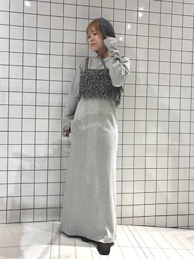 「アイテム（キャミソール）」を使った、yukaさん（レディース・152cm）の秋コーディネート