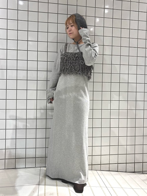 バックプレートツキリブワンピ（ワンピース）｜SENSE OF PLACE by