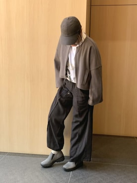 「アイテム（モカシン/デッキシューズ）」を使った、keyさん（レディース・160cm）の夏コーディネート