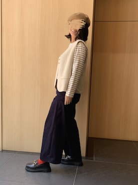 「ing（イング）のアイテム（シューズ）」を使った、keyさん（レディース・160cm）の秋コーディネート