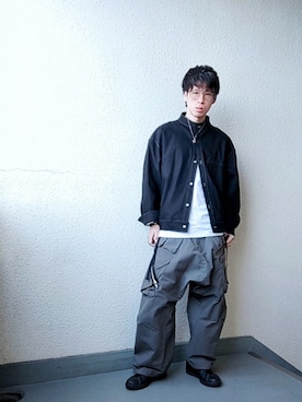 「アイテム（その他、オレンジ系）」を使った、votさん（メンズ・168cm）の冬コーディネート