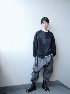「アイテム（その他、オレンジ系）」を使った、votさん（メンズ・168cm）の春コーディネート