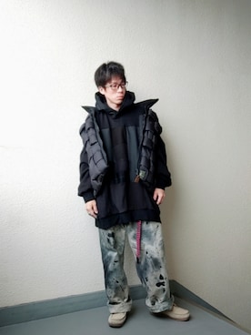 「ジレ」｜「アイテム（その他）」を使った、votさん（メンズ・168cm）の春コーディネート