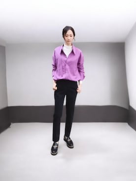 よんみさん（骨格ウェーブ・レディース・162cm）の冬コーディネート