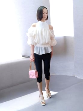 「anuans（アニュアンス）のアイテム」を使った、よんみさん（レディース・162cm）の春コーディネート