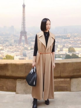 「アイテム（その他アウター）」を使った、よんみさん（レディース・162cm・40代）の秋コーディネート