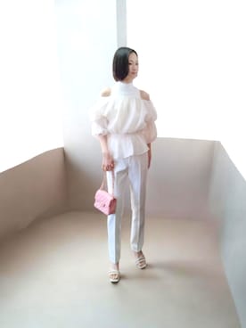 「CHANEL（シャネル）のアイテム」を使った、よんみさん（レディース・162cm）の春コーディネート