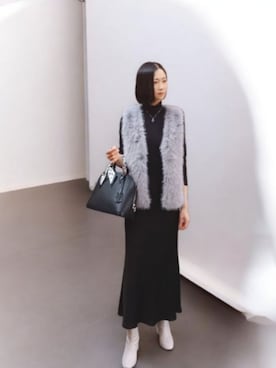 「アイテム（ワンピース）」を使った、よんみさん（レディース・162cm・40代）の秋コーディネート