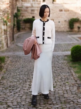 「anuans（アニュアンス）のアイテム」を使った、よんみさん（レディース・162cm）の冬コーディネート