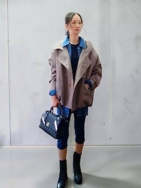 「CHANEL（シャネル）のアイテム」を使った、yonmiさん（レディース・162cm）の秋コーディネート