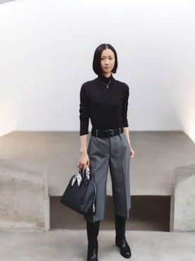 よんみさん（レディース・162cm）の秋コーディネート