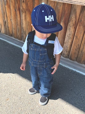 「babyGAP（babyGAP）のアイテム（オールインワン・サロペット）」を使った、tentsumuさん（キッズ・80cm）の秋コーディネート