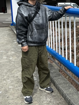 cha_hannosukeさん（メンズ・182cm）の春コーディネート