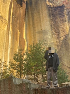 「FREAK'S STORE（フリークスストア）のWEB限定 スタプレ ポリツイル バルーンワイドパンツ（その他パンツ、ベージュ系）」を使った、cha_hannosukeさん（メンズ・182cm）の秋コーディネート