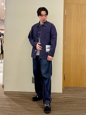 「AVIREX（アヴィレックス）のアイテム（ブーツ）」を使った、しゅうとさん（メンズ・172cm）の冬コーディネート