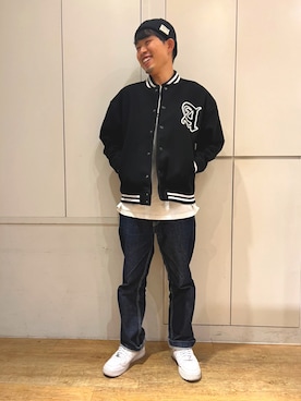 しゅうとさん（メンズ・172cm）の冬コーディネート