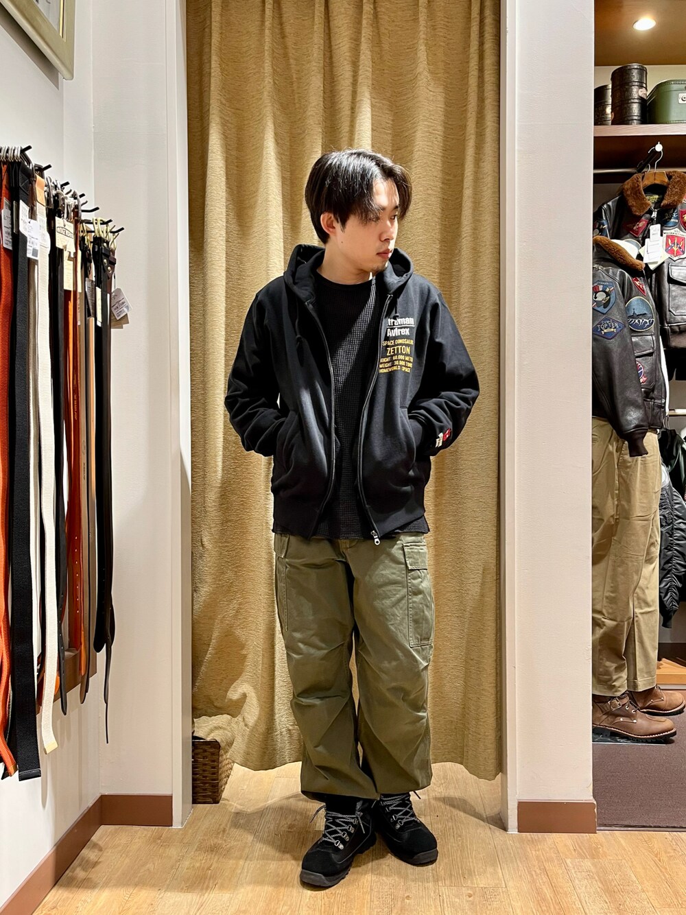AVIREX（アヴィレックス）の「ULTRAMAN ZETTON ZIP PARKA
