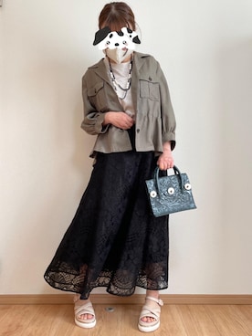 「GRACE CLASS（グレースクラス）のアイテム」を使った、missassaさん（レディース・157cm）の春コーディネート