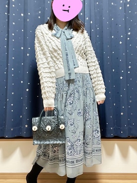 「Diagram（ダイアグラム）のアイテム（ワンピース/ドレス）」を使った、missassaさん（レディース・157cm）の冬コーディネート