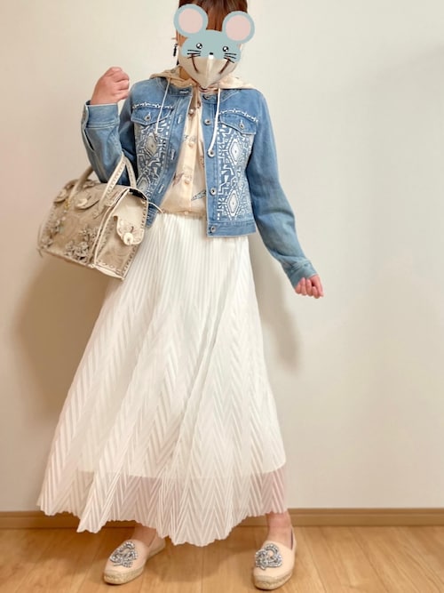 【新品未使用】GRACE CONTINENTAL カットワークノーカラーGジャン GRACE CONTINENTAL（グレースコンチネンタル）の「カットワーク