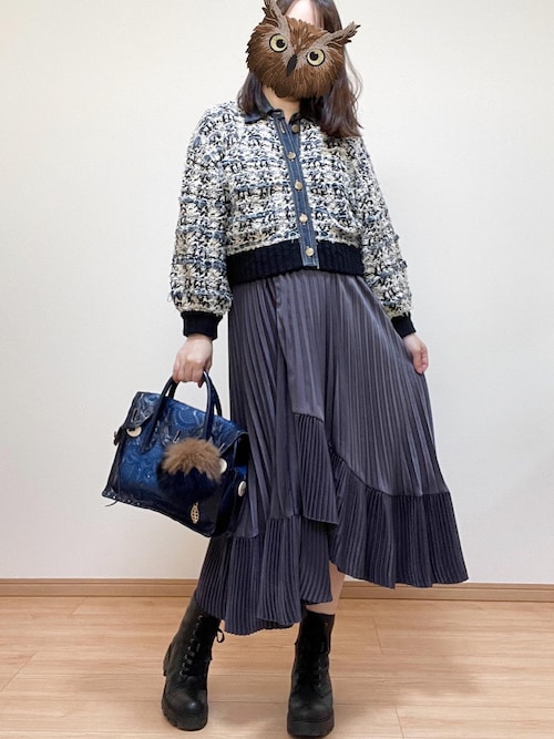 GRACE CONTINENTAL（グレースコンチネンタル）の「ツイードデニム